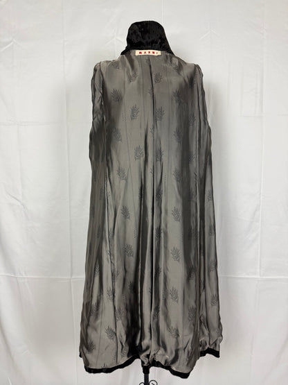 Marni Cappotto Astrakan Sartoriale con Cintura Marrone - Pally Vintage Closet