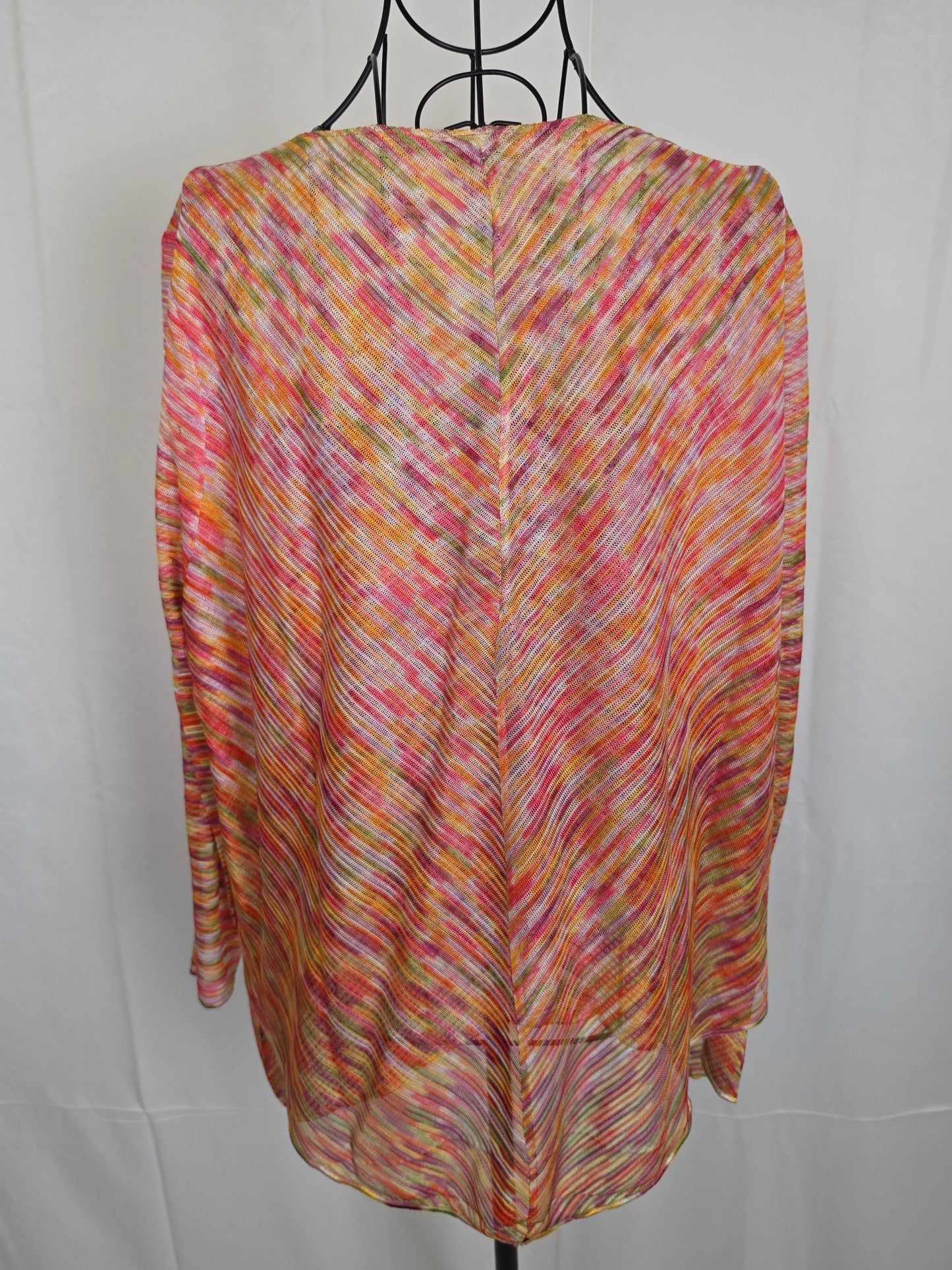 Missoni-Maglia-Vintage-a-Zig-Zag-Rosa-e-Arancione-70401937867076 - Pally Vintage Closet