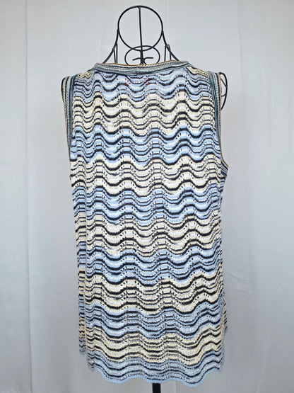 Missoni-Twin-Set-Vintage-Motivo-Zig-Zag-Nero-e-Bianco-70263492968772 - Pally Vintage Closet