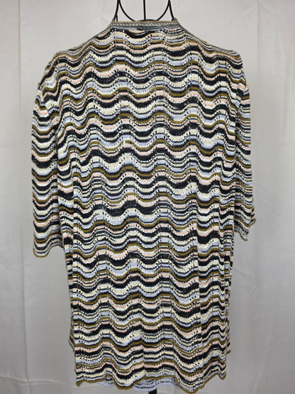 Missoni-Twin-Set-Vintage-Motivo-Zig-Zag-Nero-e-Bianco-70263493001540 - Pally Vintage Closet