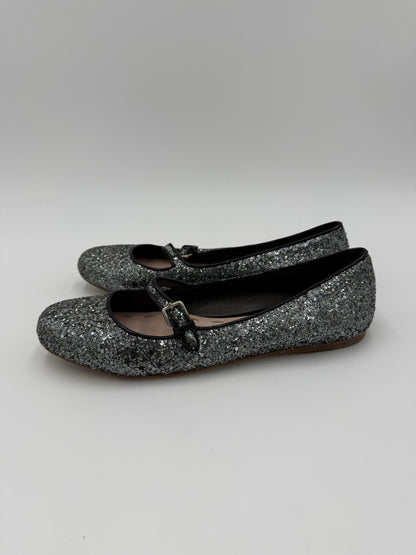 Miu-Miu-Ballerine-Mary-Jane-Vintage-Glitter-Argento-70493934518596 - Pally Vintage Closet