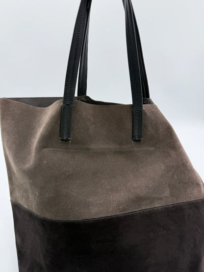 Miu-Miu-Borsa-Tote-in-Camoscio-Bicolore-Marrone-70135133307204 - Pally Vintage Closet