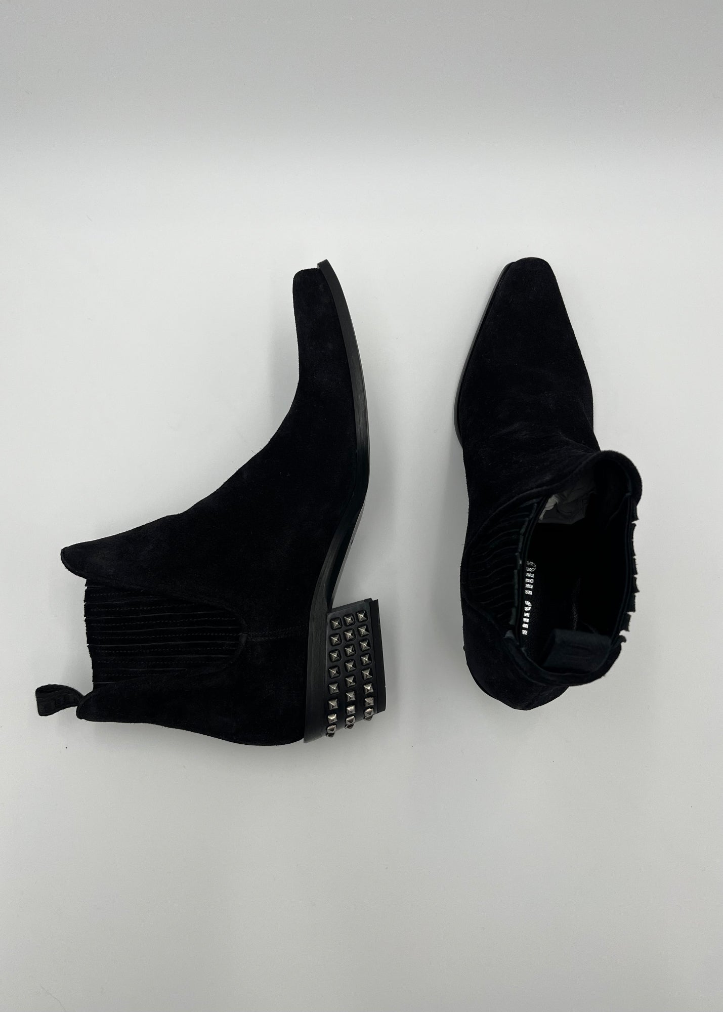 Miu Miu Stivaletti Suede Nero