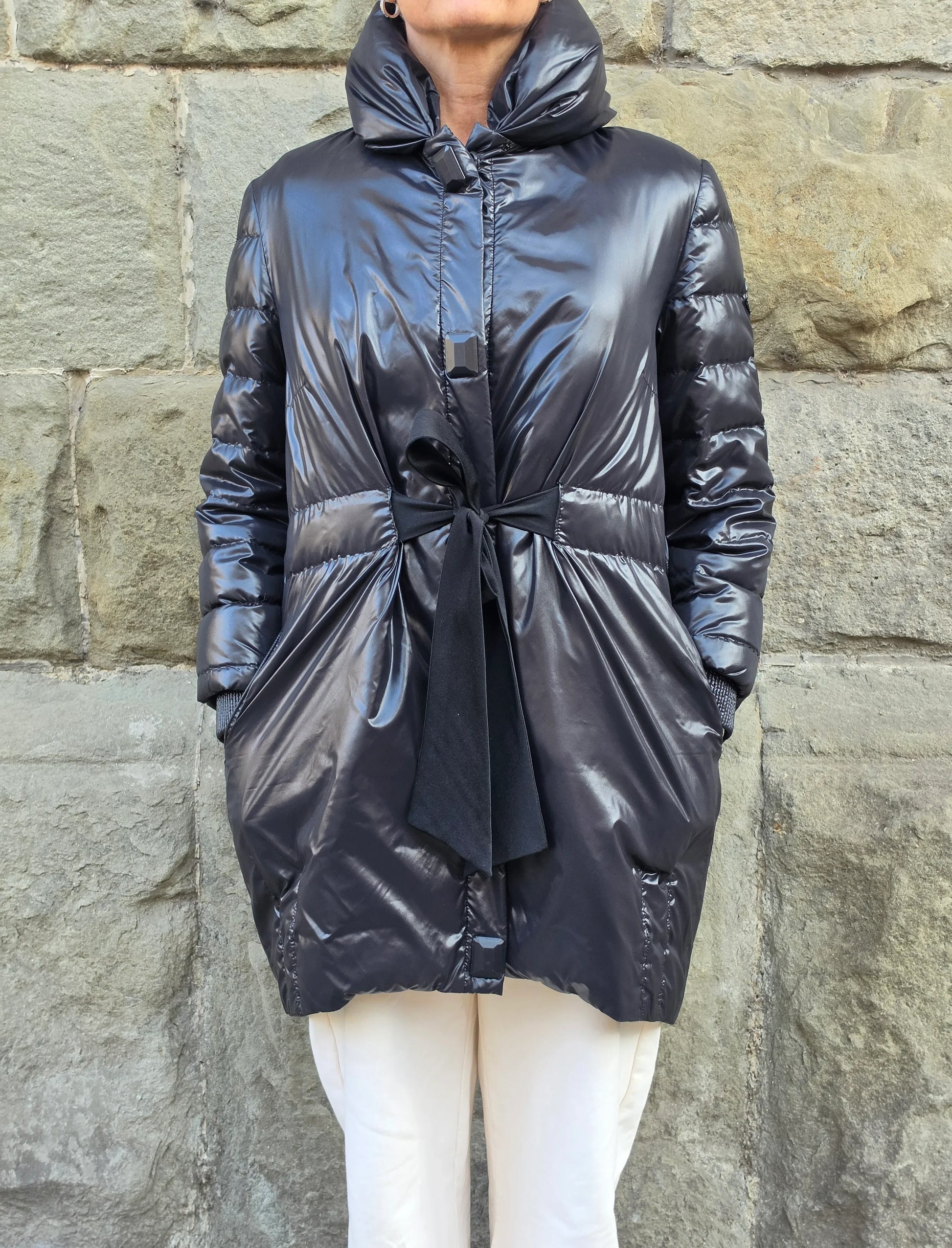 Moncler Piumino Vintage Laqué Nero - Pally Vintage Closet