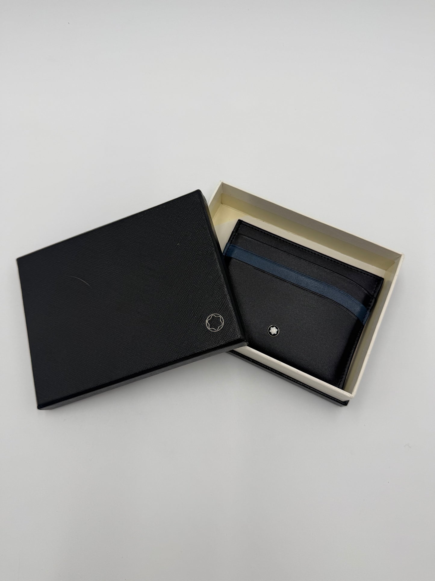 Montblanc Portacarte Bicolore Blu e Nero - Pally Vintage Closet