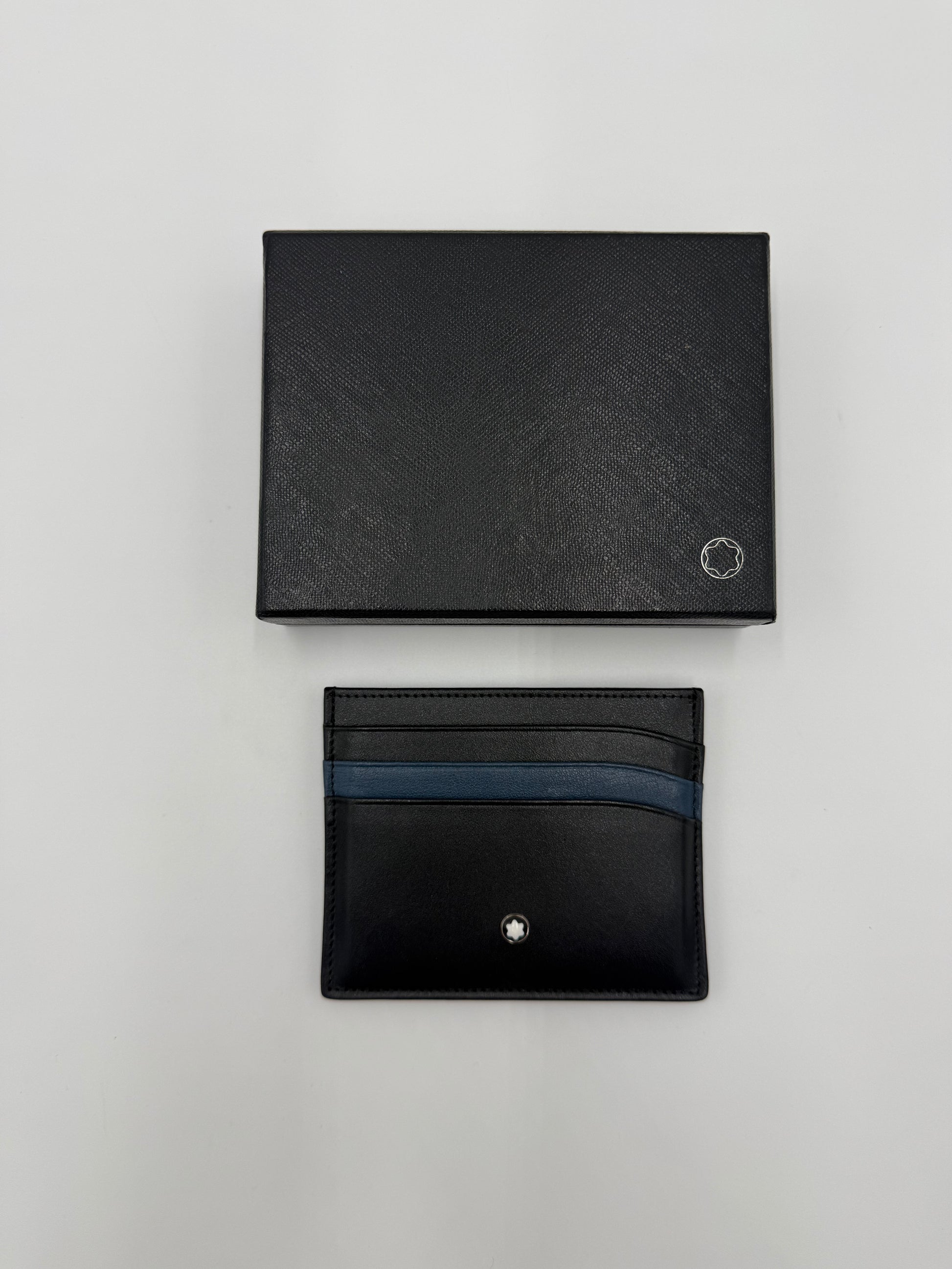 Montblanc Portacarte Bicolore Blu e Nero - Pally Vintage Closet