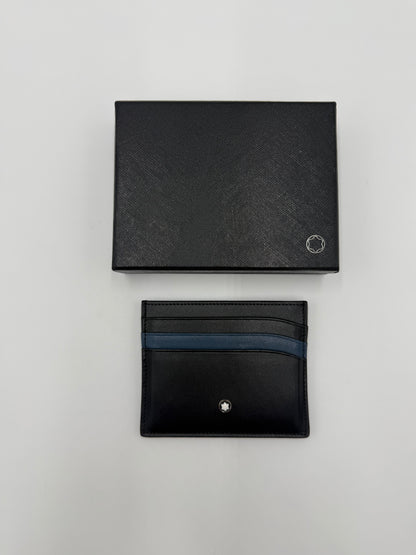 Montblanc Portacarte Bicolore Blu e Nero - Pally Vintage Closet