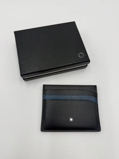 Montblanc Portacarte Bicolore Blu e Nero - Pally Vintage Closet
