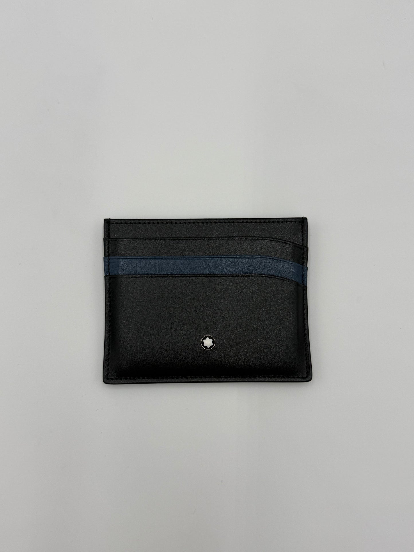 Montblanc Portacarte Bicolore Blu e Nero - Pally Vintage Closet