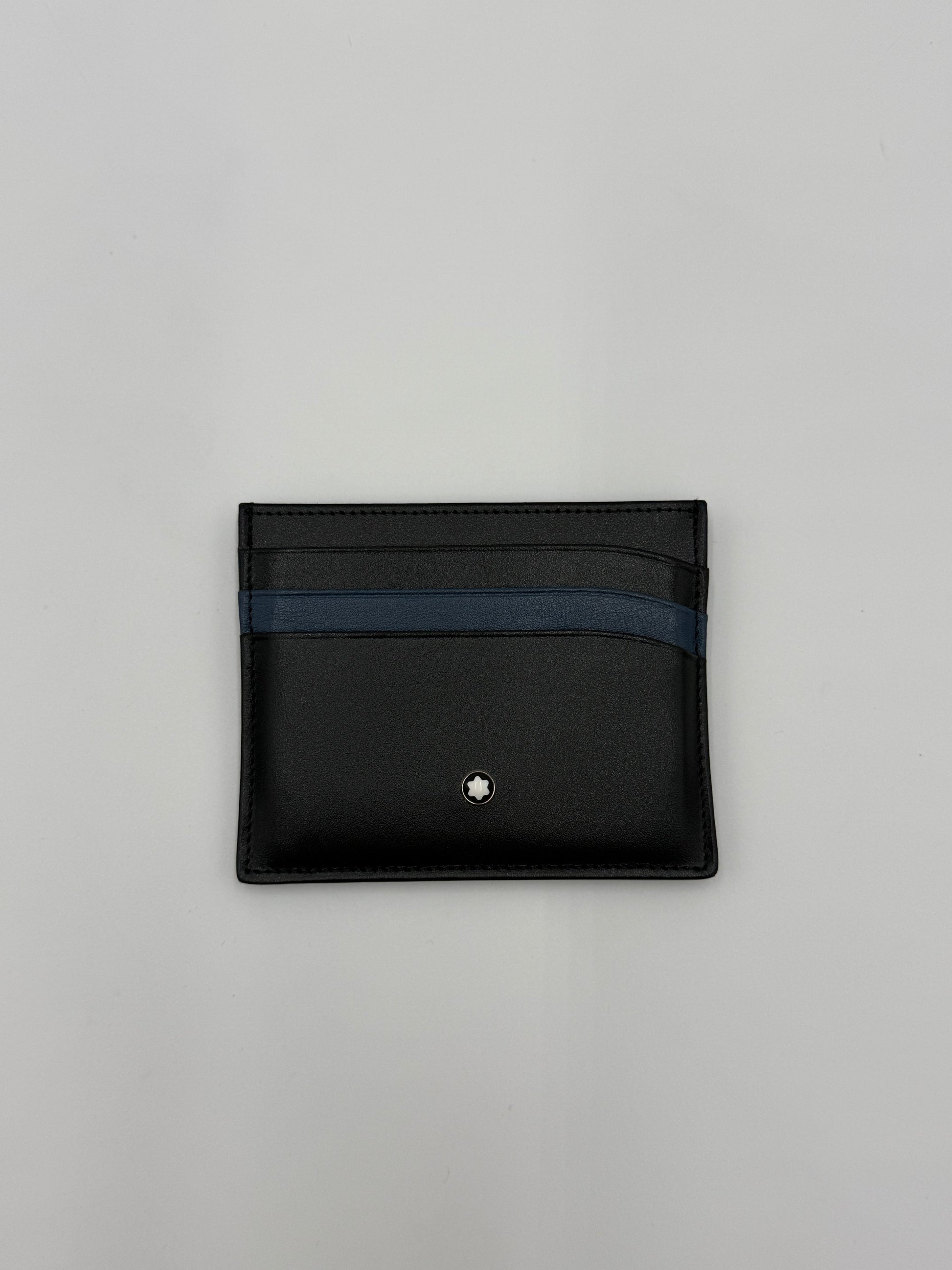 Montblanc Portacarte Bicolore Blu e Nero - Pally Vintage Closet