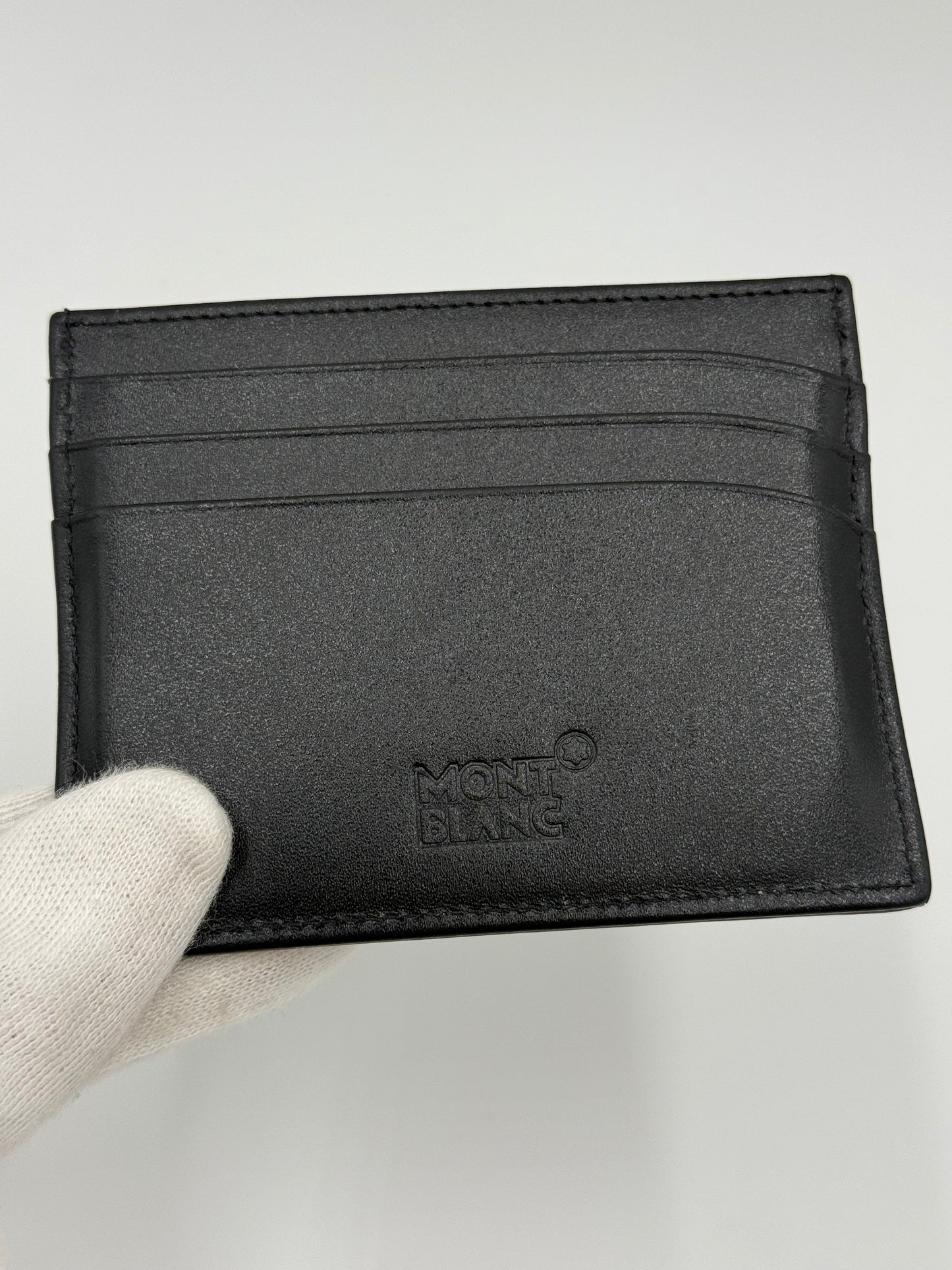 Montblanc Portacarte Bicolore Blu e Nero - Pally Vintage Closet