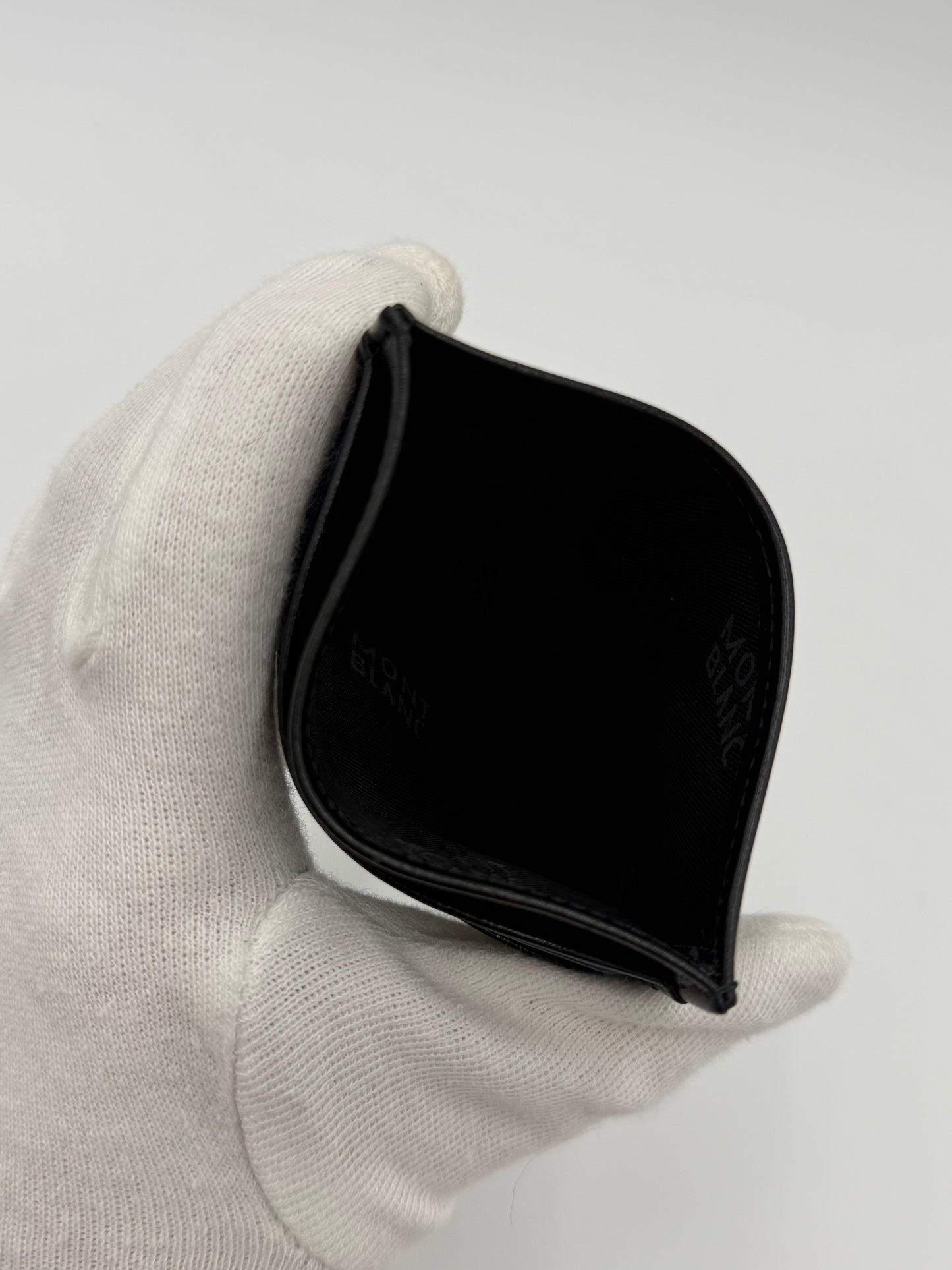 Montblanc Portacarte Bicolore Blu e Nero - Pally Vintage Closet