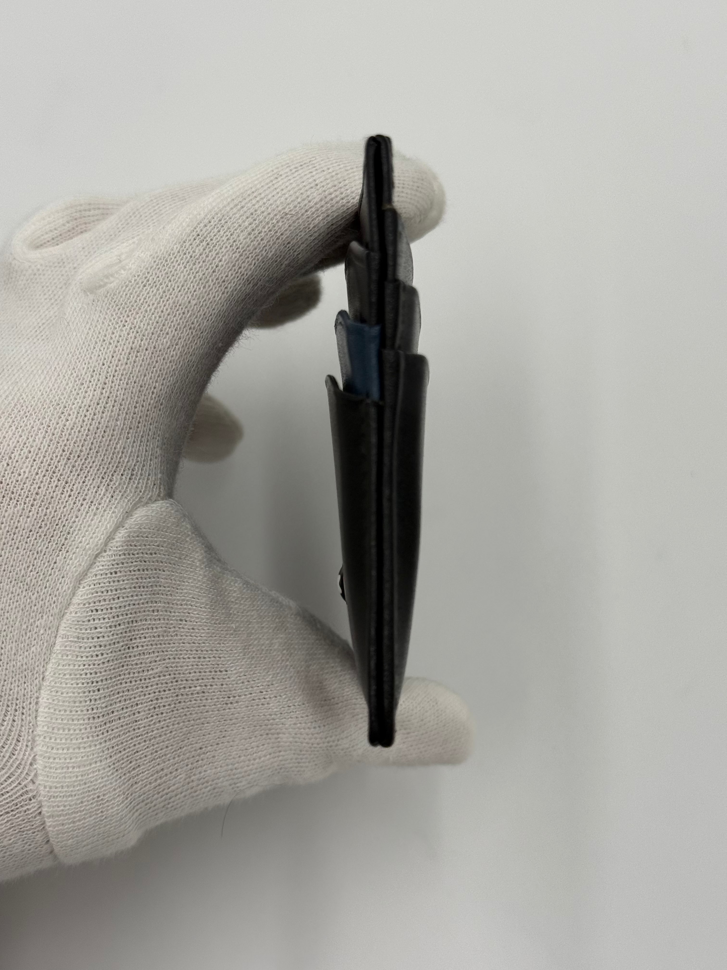 Montblanc Portacarte Bicolore Blu e Nero - Pally Vintage Closet