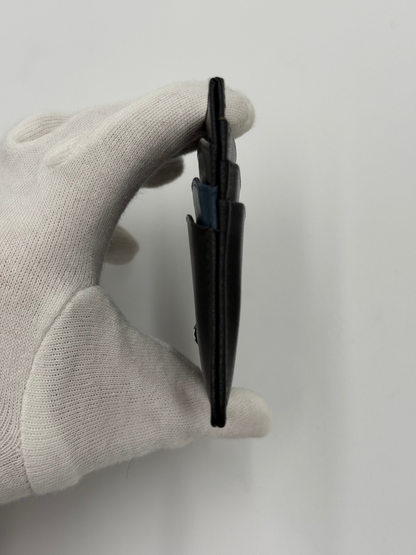 Montblanc Portacarte Bicolore Blu e Nero - Pally Vintage Closet