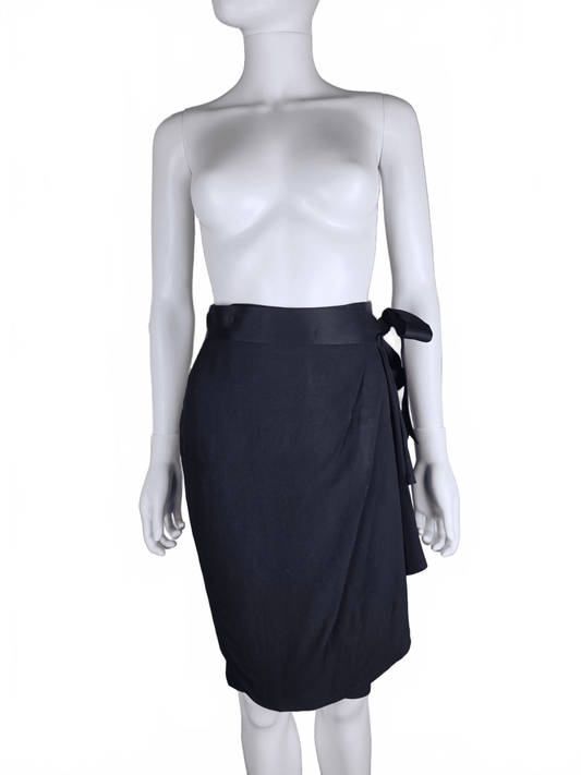 Moschino Cheap and Chic Gonna Vintage a Portafoglio Nera - Pally Vintage Closet