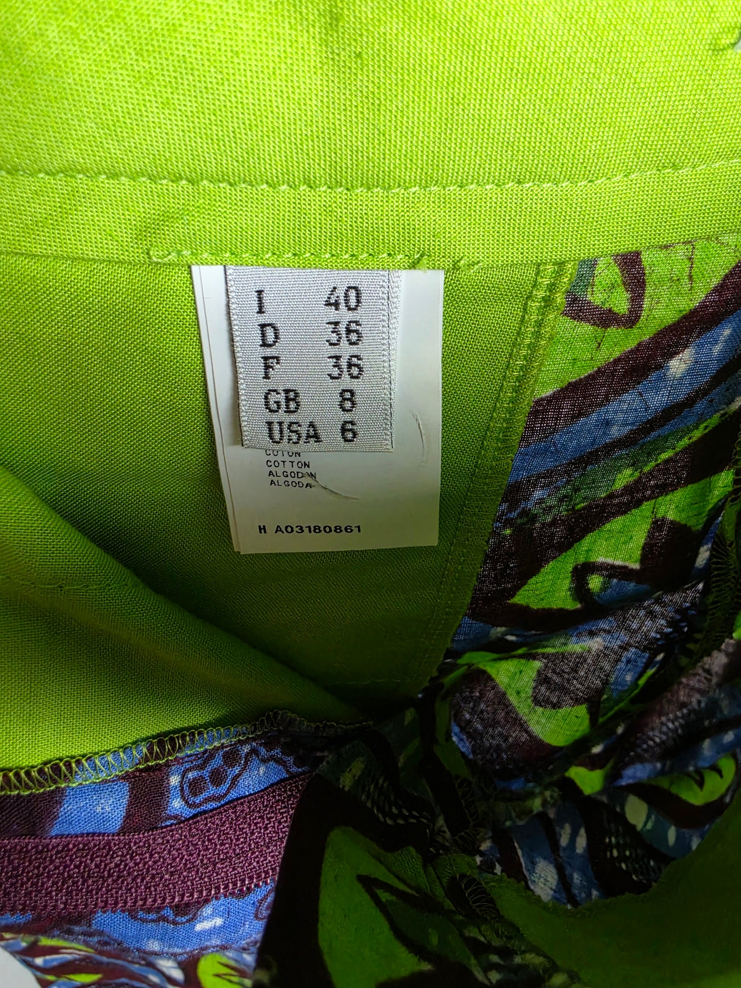 Moschino Cheap and Chic Pantaloni a Gamba Larga Stampa Astratta Multicolor - Pally Vintage Closet