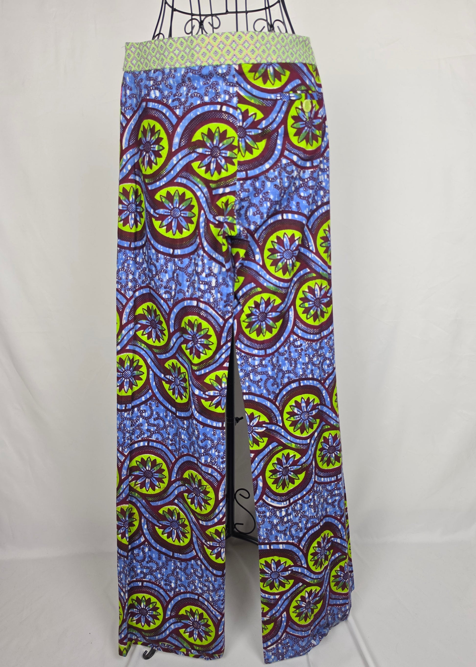 Moschino Cheap and Chic Pantaloni a Gamba Larga Stampa Astratta Multicolor - Pally Vintage Closet