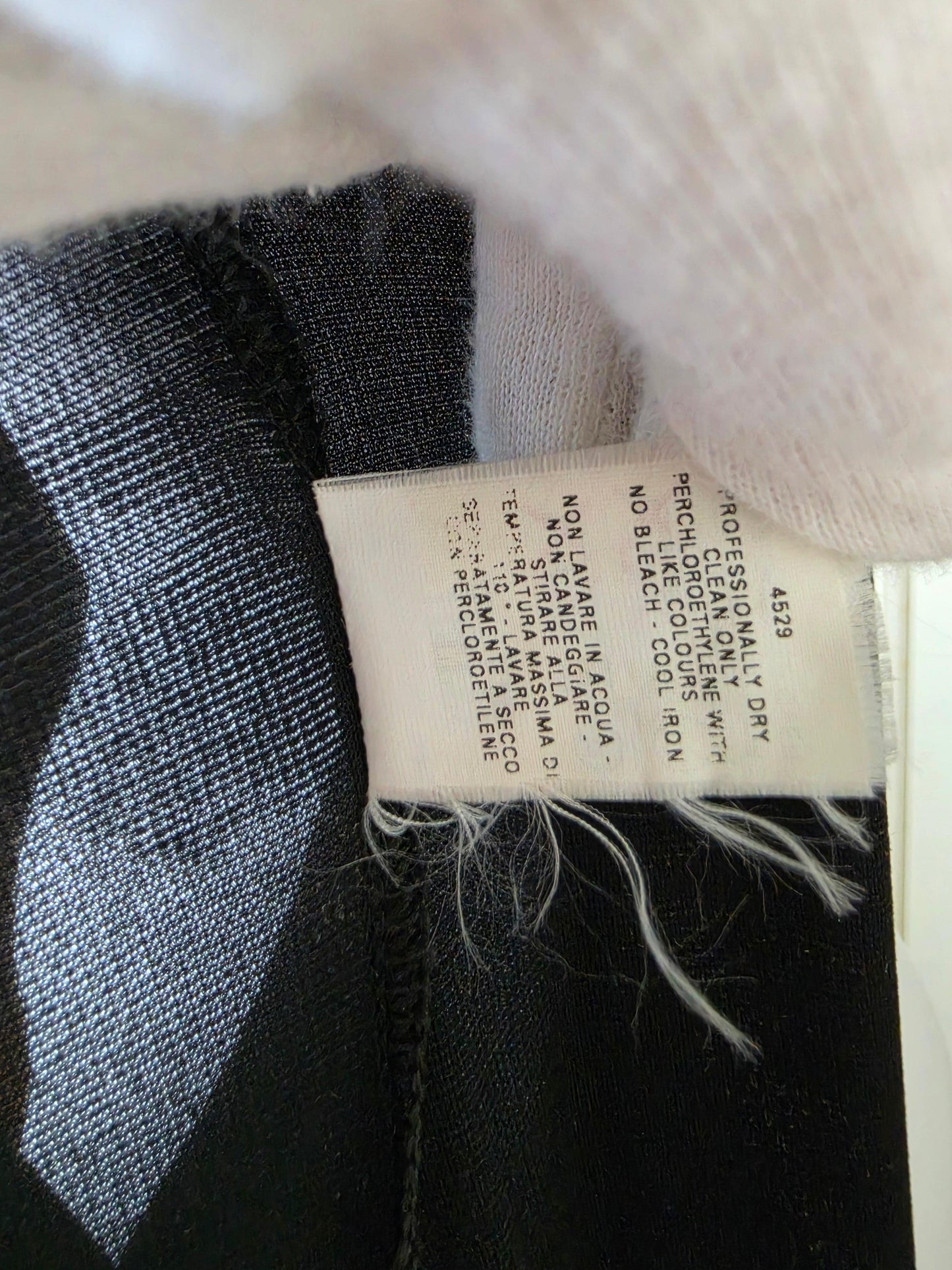Narciso Rodriguez Abito da Sera Vintage in Maglia Semitrasparente Nero - Pally Vintage Closet