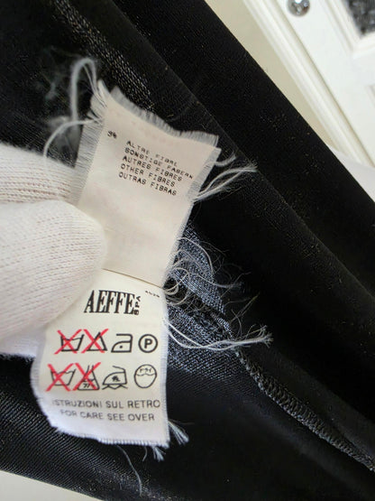 Narciso Rodriguez Abito da Sera Vintage in Maglia Semitrasparente Nero - Pally Vintage Closet