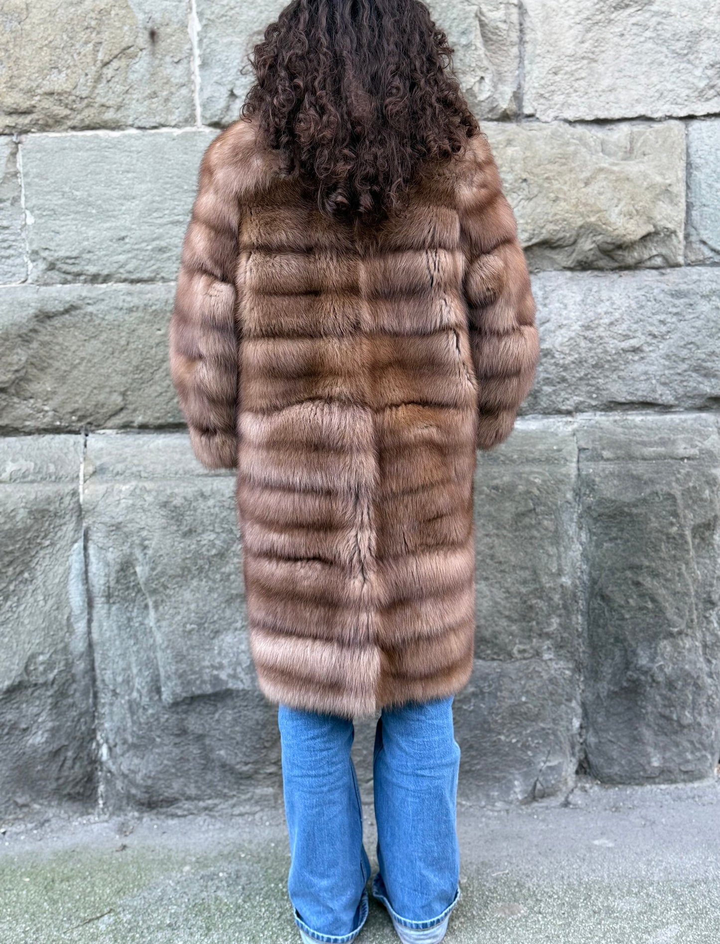 Pelliccia Vintage Zibellino Marrone Chiaro - Pally Vintage Closet