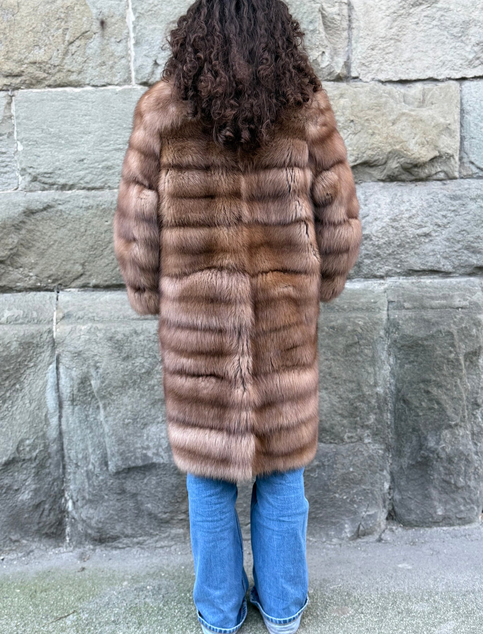 Pelliccia Vintage Zibellino Marrone Chiaro - Pally Vintage Closet