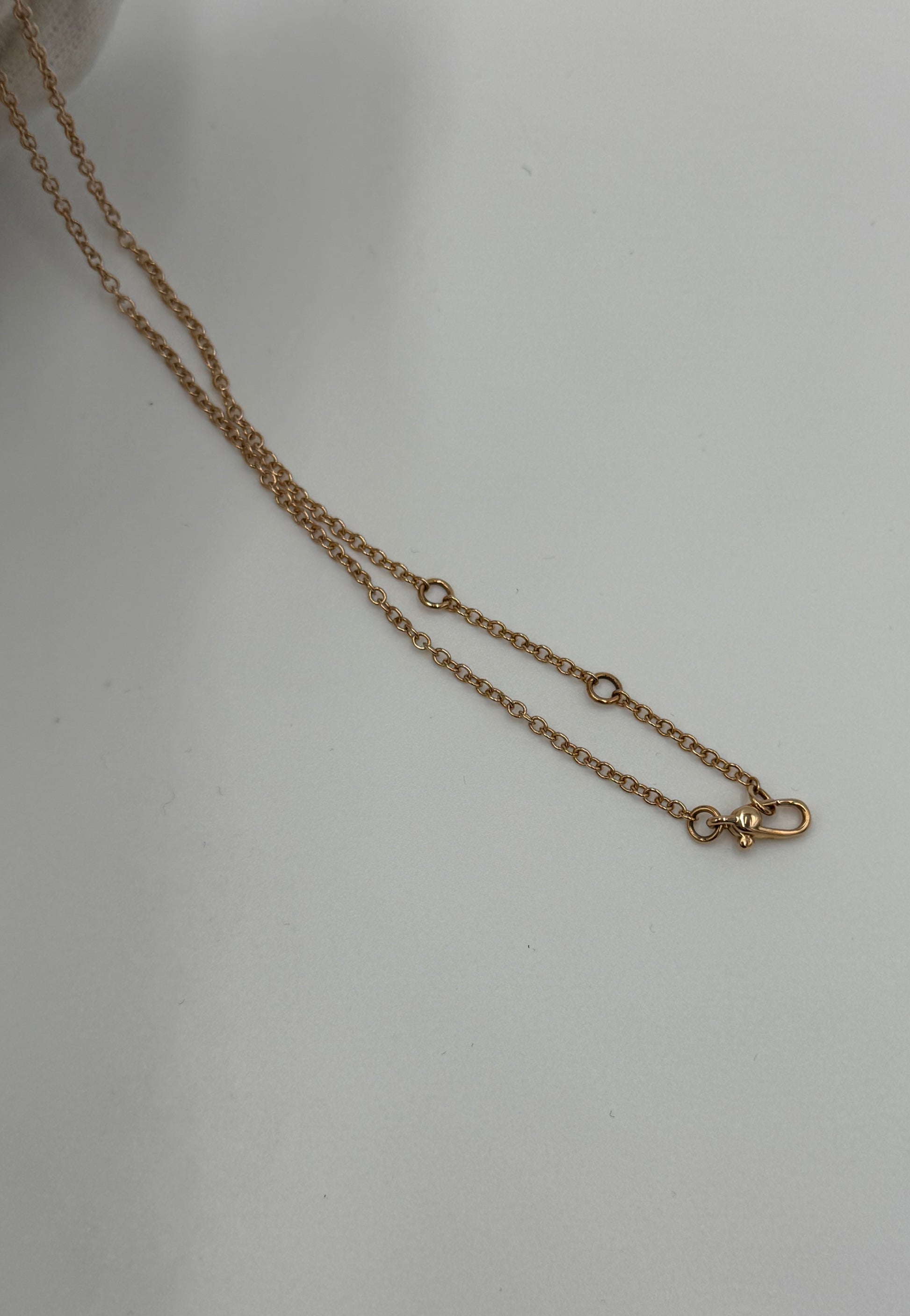 Pomellato Collana con Ciondolo Nudo Petit in Oro Rosa e Pavé di Diamanti - Pally Vintage Closet