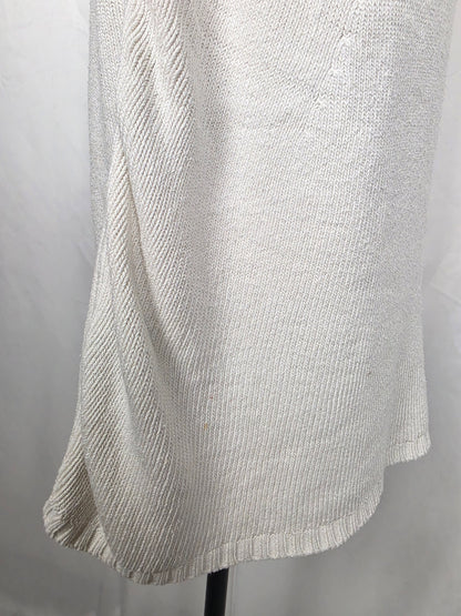 Prada Abito Smanicato in Maglia Bianco Panna - Pally Vintage Closet