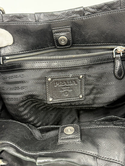 Prada-Borsa-Hobo-Vintage-in-Pelle-Nera-68355633873220 - Pally Vintage Closet