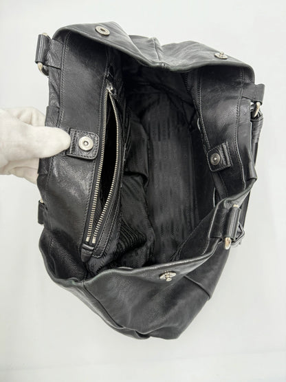 Prada-Borsa-Hobo-Vintage-in-Pelle-Nera-68355633905988 - Pally Vintage Closet