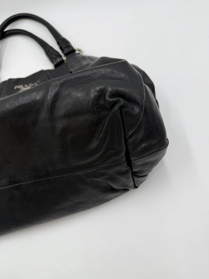 Prada-Borsa-Hobo-Vintage-in-Pelle-Nera-68355634037060 - Pally Vintage Closet