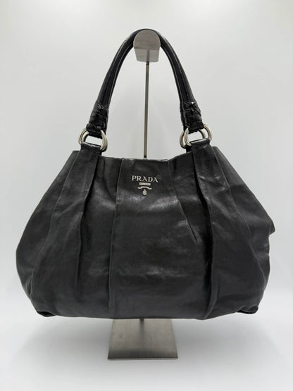Prada-Borsa-Hobo-Vintage-in-Pelle-Nera-68355634266436 - Pally Vintage Closet