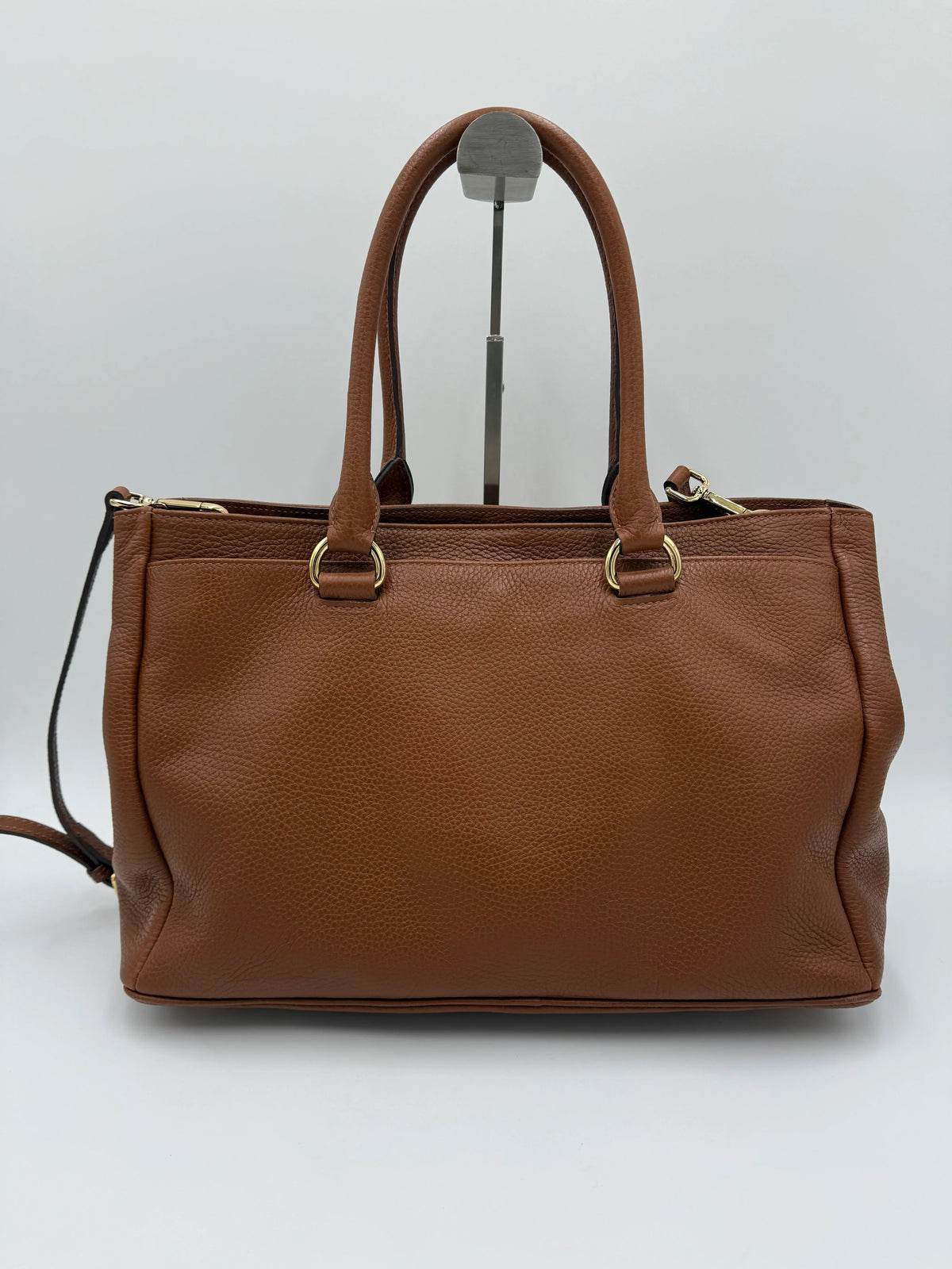 Borsa A Tracolla In Pelle Vintage Marrone – Tote Grande Fatta A Mano Per Donna