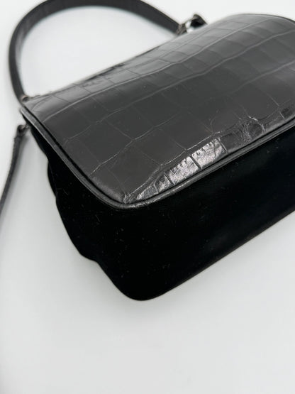 Prada-Borsa-Vintage-in-Pelle-Goffrata-Coccodrillo-Nera-70135140647236 - Pally Vintage Closet