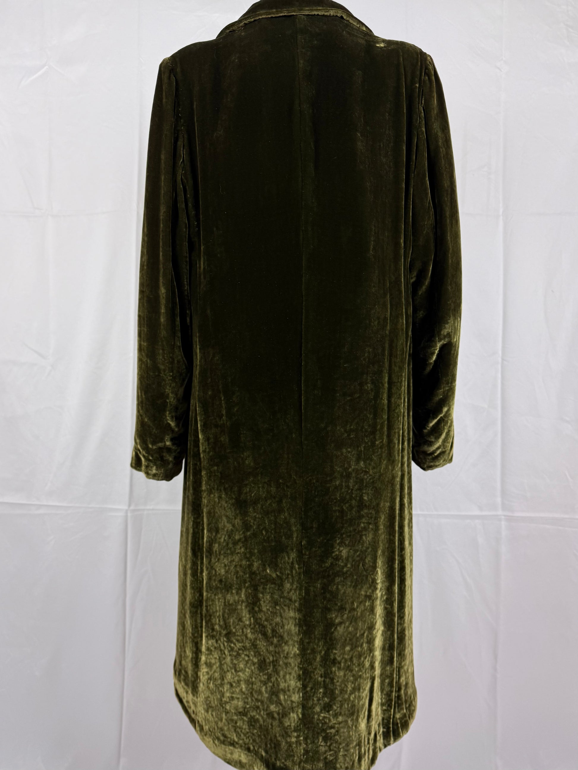 Prada Cappotto Vintage Velluto e Pelliccia Verde - Pally Vintage Closet