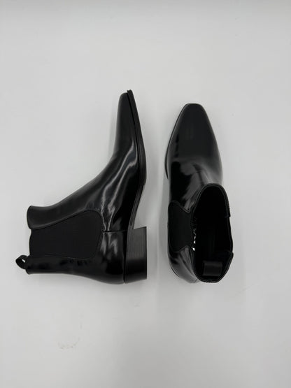Prada-Stivaletti-Chelsea-in-Pelle-Spazzolata-Nero-69234137104708 - Pally Vintage Closet
