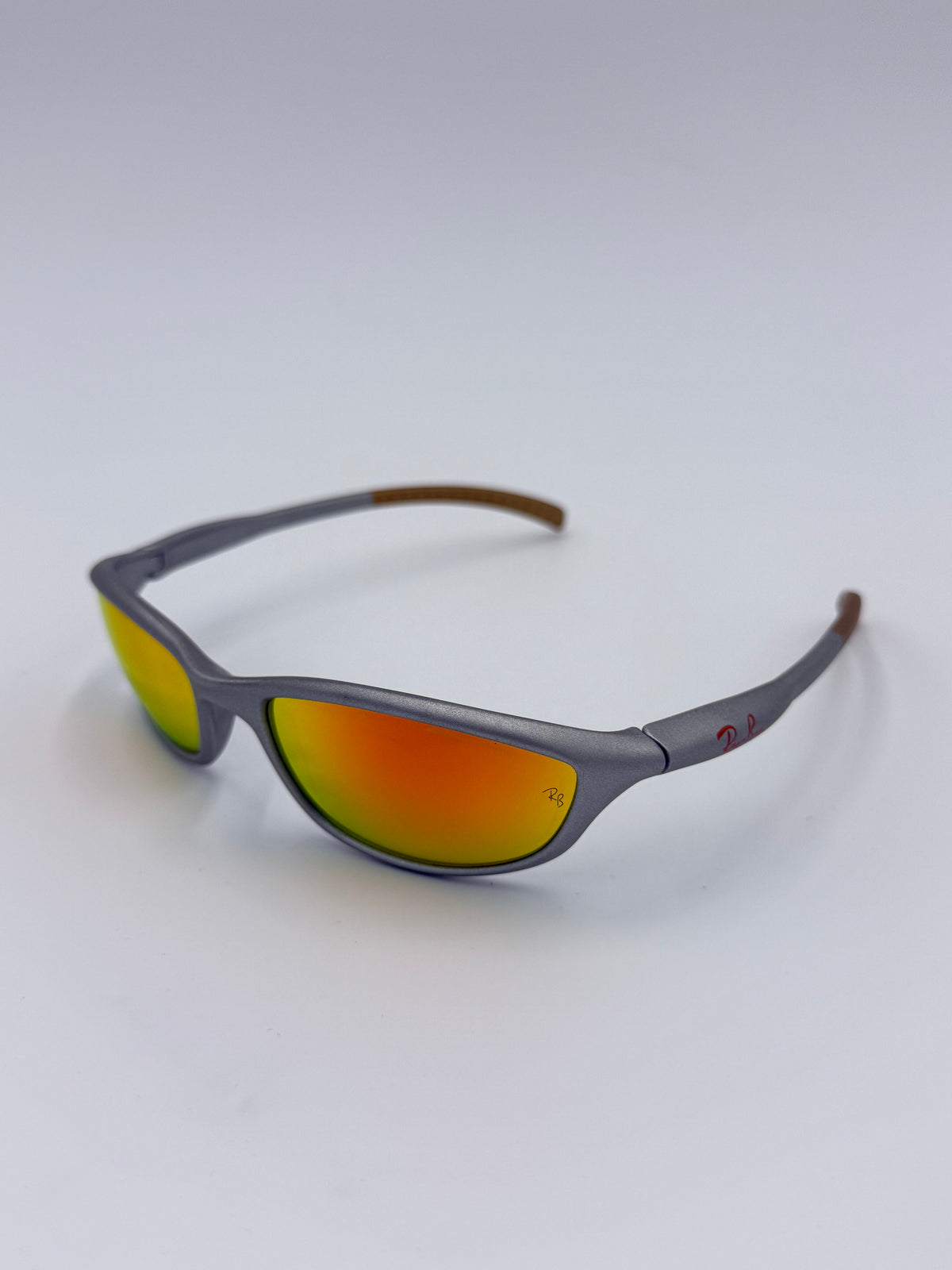 Ray-Ban Occhiali da Sole Vintage RB2046 Cutters con Lenti Specchiate Grigi - Pally Vintage Closet