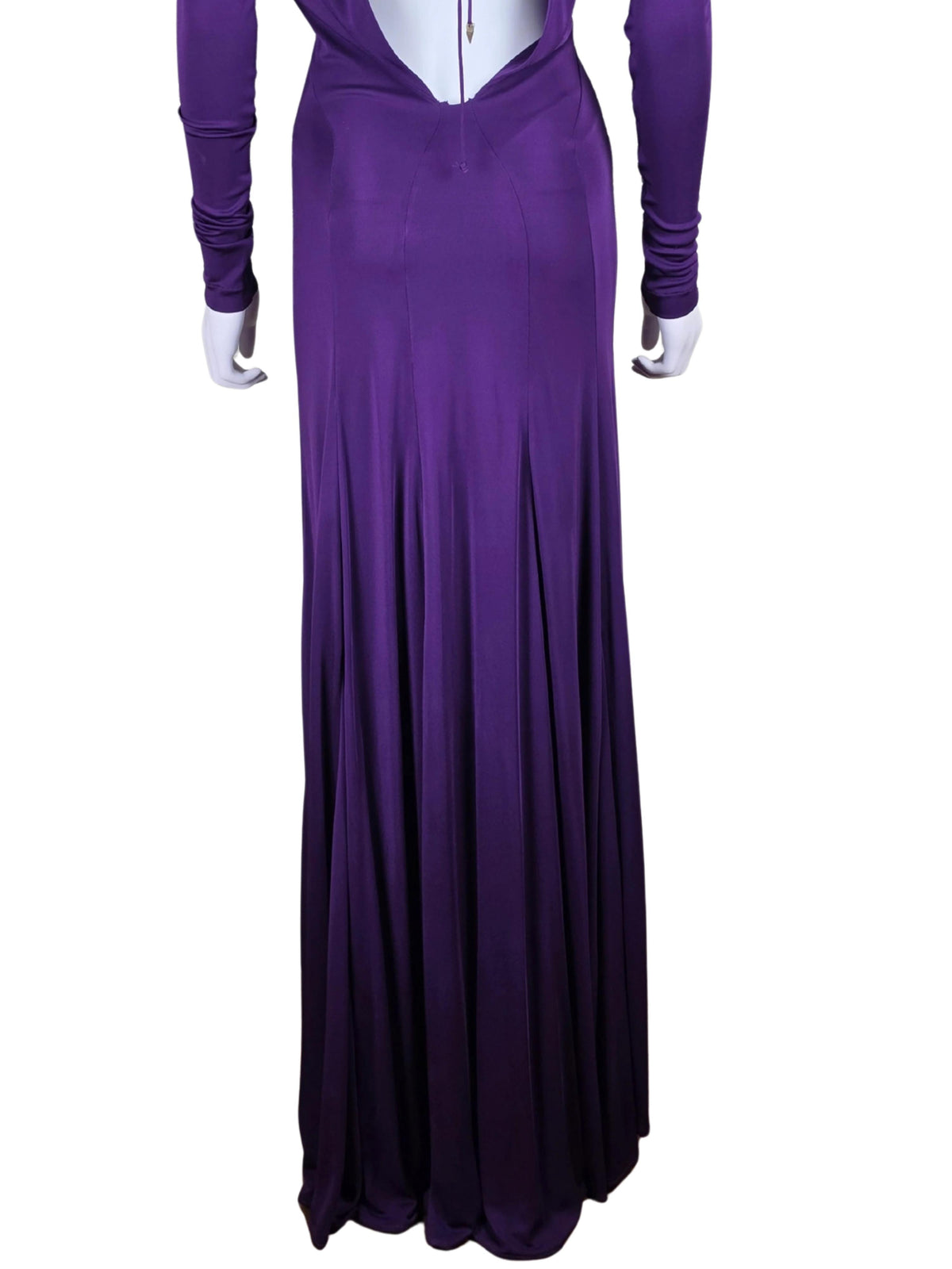 Roberto Cavalli Abito Lungo in Jersey Viola - Pally Vintage Closet