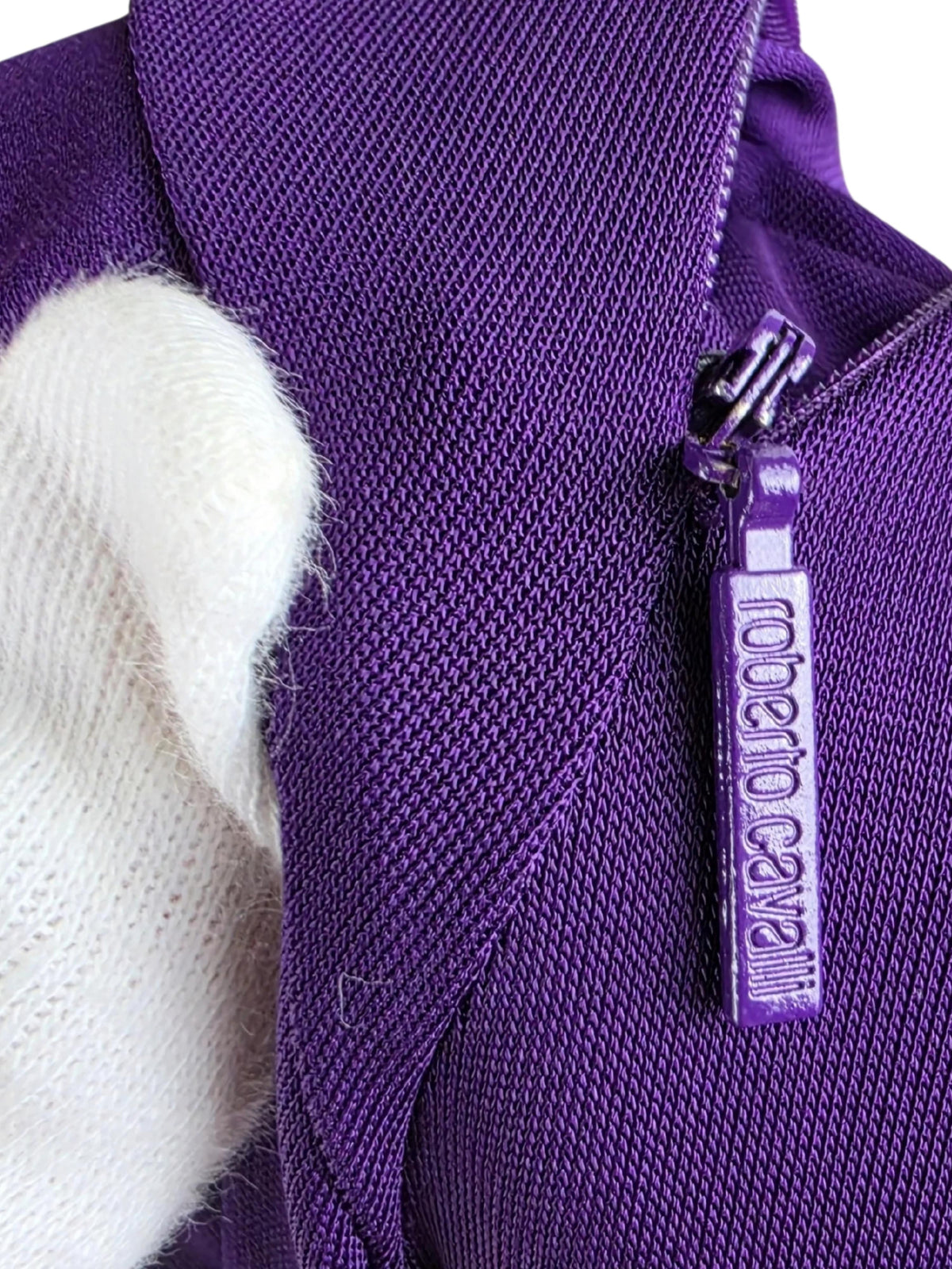 Roberto Cavalli Abito Lungo in Jersey Viola - Pally Vintage Closet