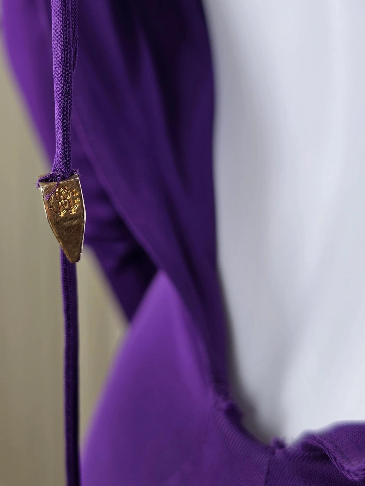 Roberto Cavalli Abito Lungo in Jersey Viola - Pally Vintage Closet
