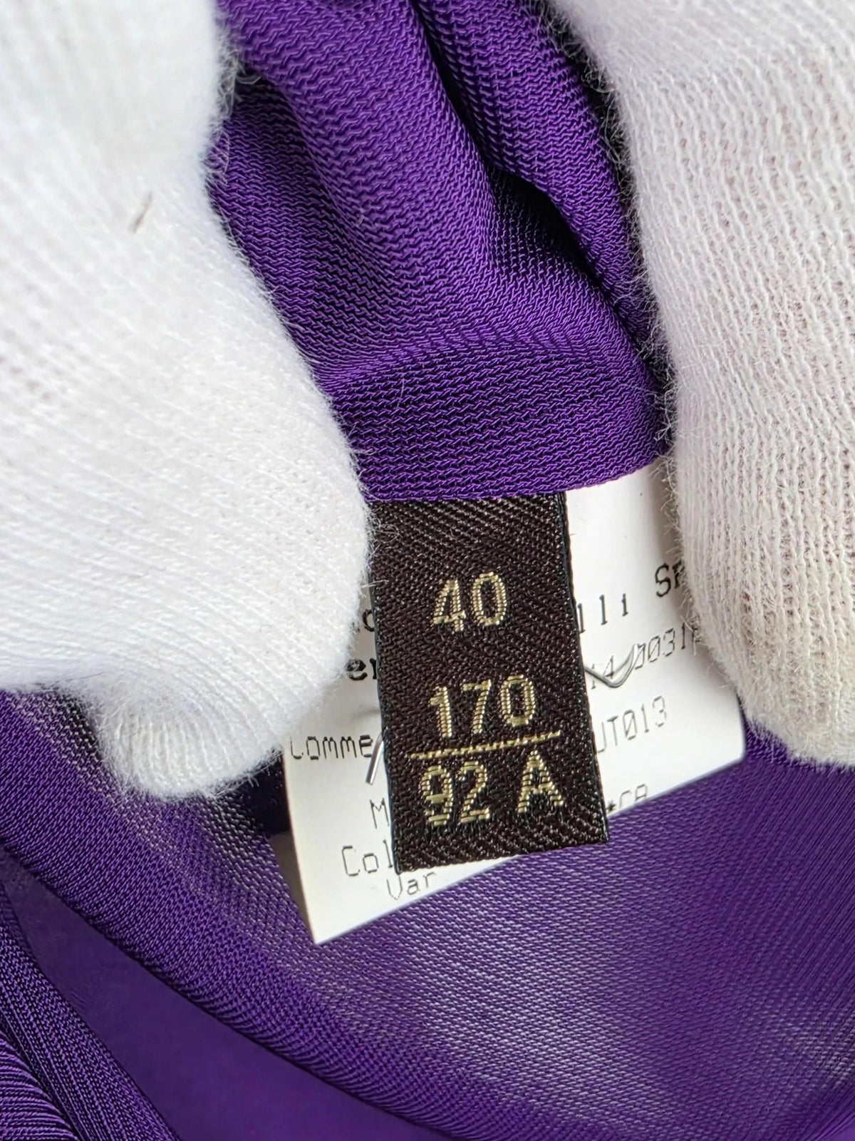 Roberto Cavalli Abito Lungo in Jersey Viola - Pally Vintage Closet