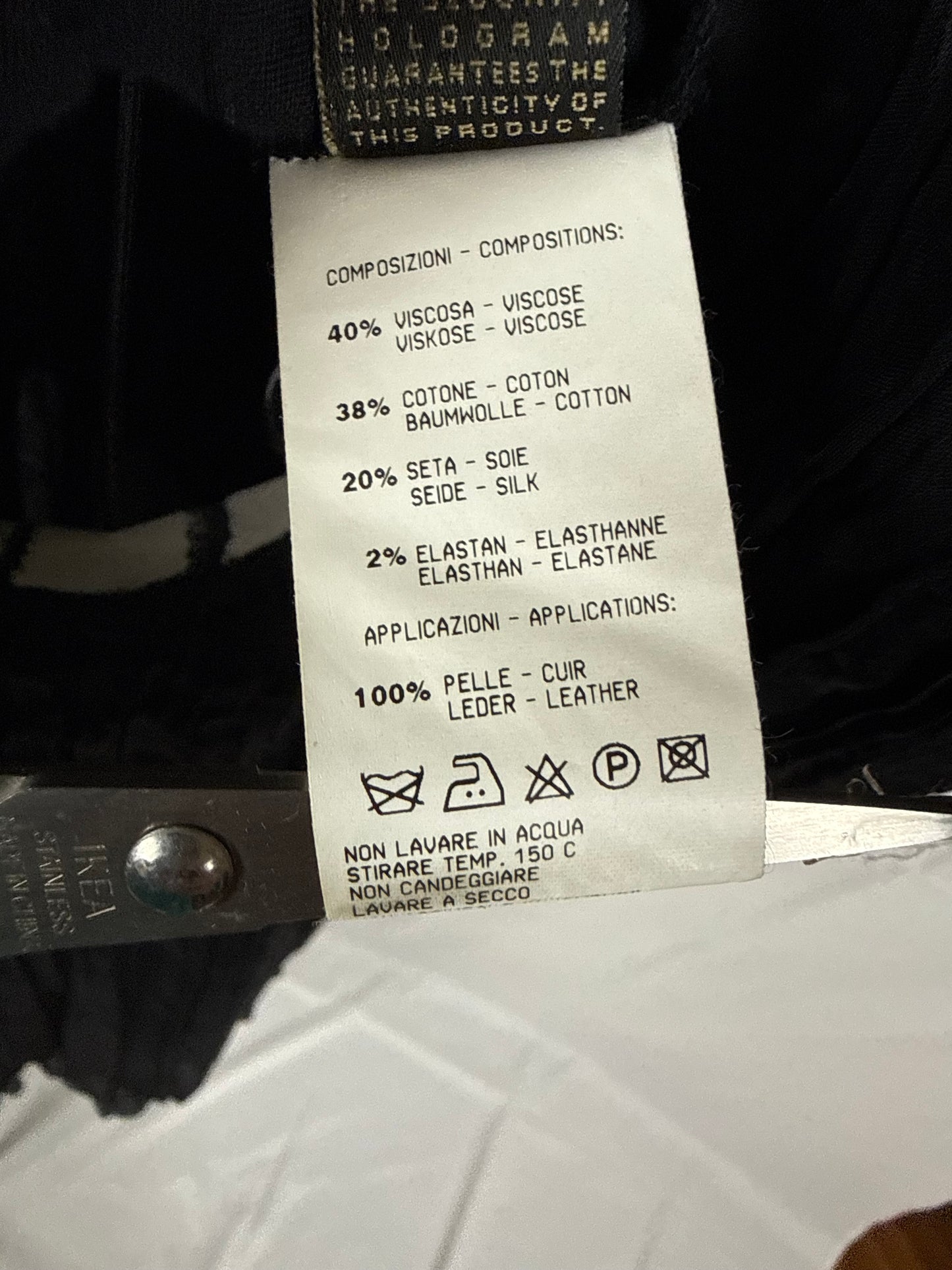 Roberto Cavalli Class Completo Blusa con Stringhe e Gonna Lunga Nero - Pally Vintage Closet