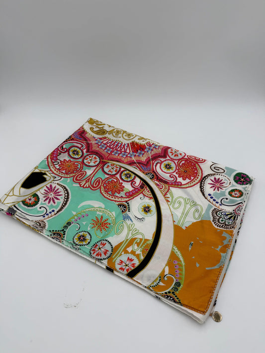 Roberto Cavalli Class Stola Fantasia Multicolor e Dettagli Barocchi - Pally Vintage Closet