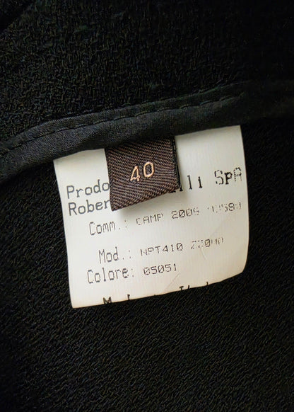 Roberto Cavalli Completo Vintage d’Archivio con Tagli Cut-Out Nero - Pally Vintage Closet