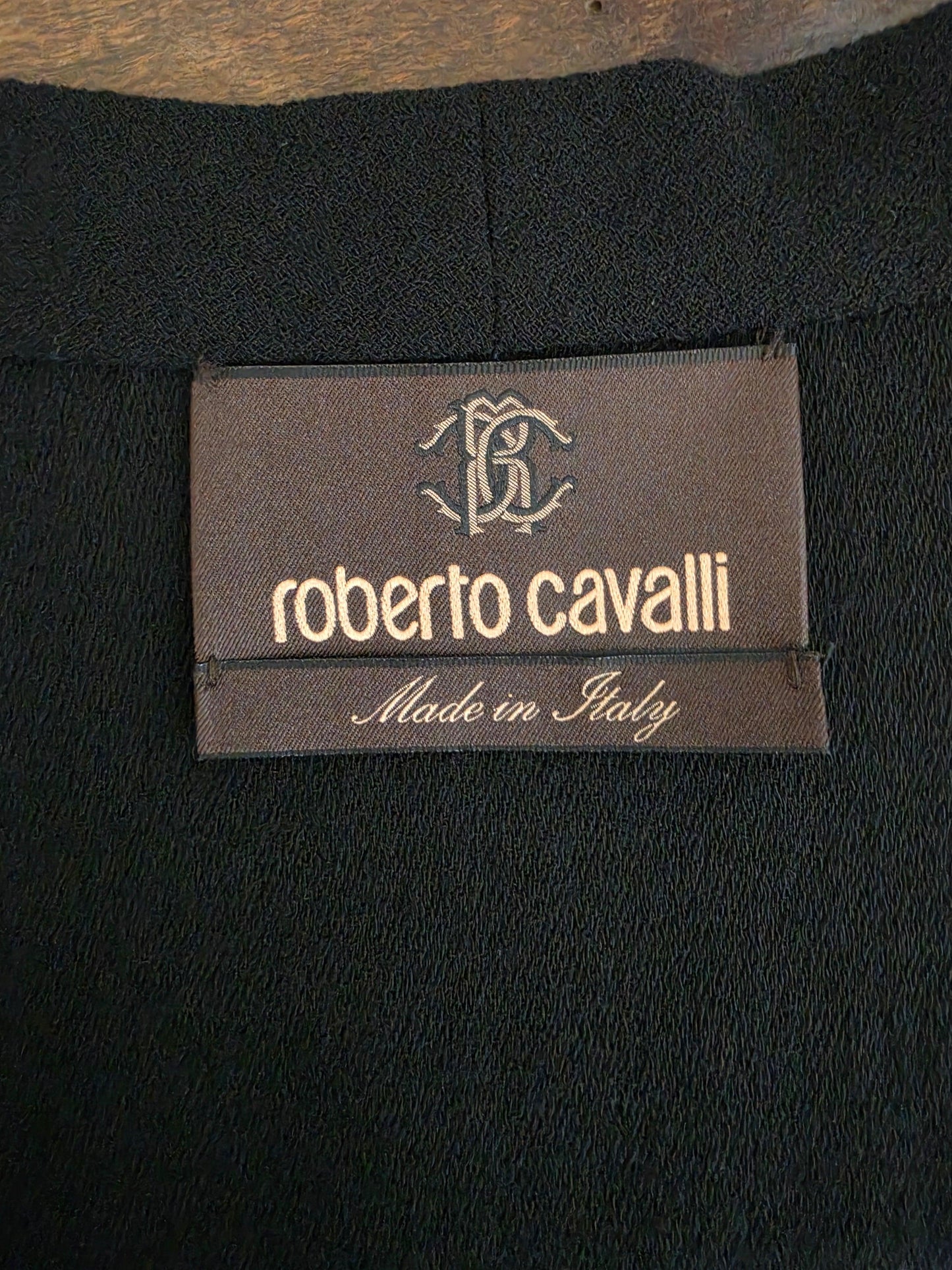 Roberto Cavalli Completo Vintage d’Archivio con Tagli Cut-Out Nero - Pally Vintage Closet