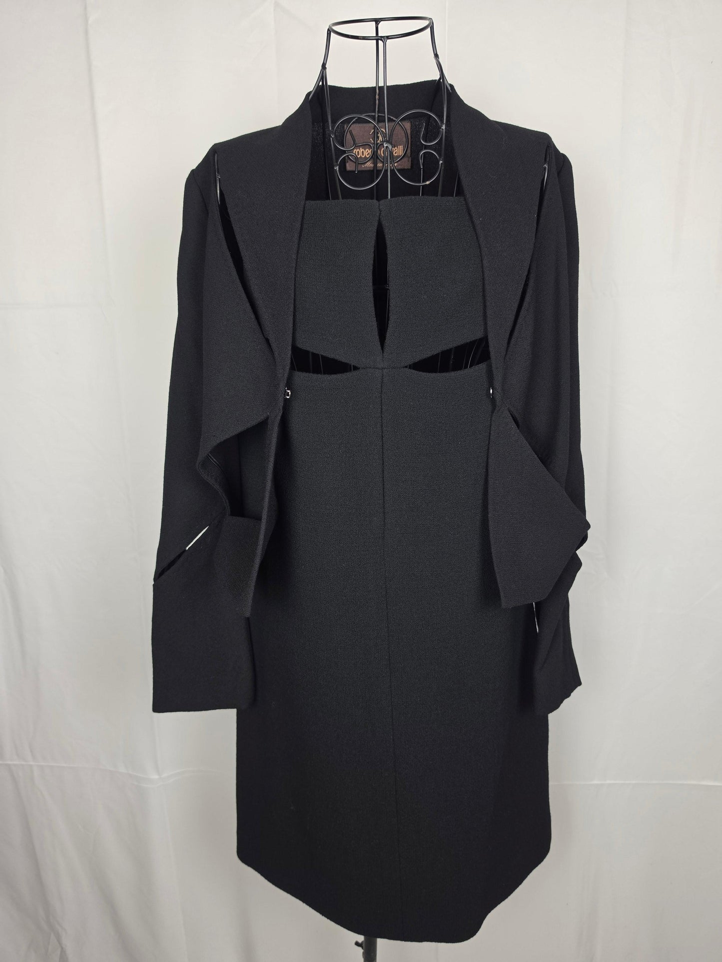Roberto Cavalli Completo Vintage d’Archivio con Tagli Cut-Out Nero - Pally Vintage Closet