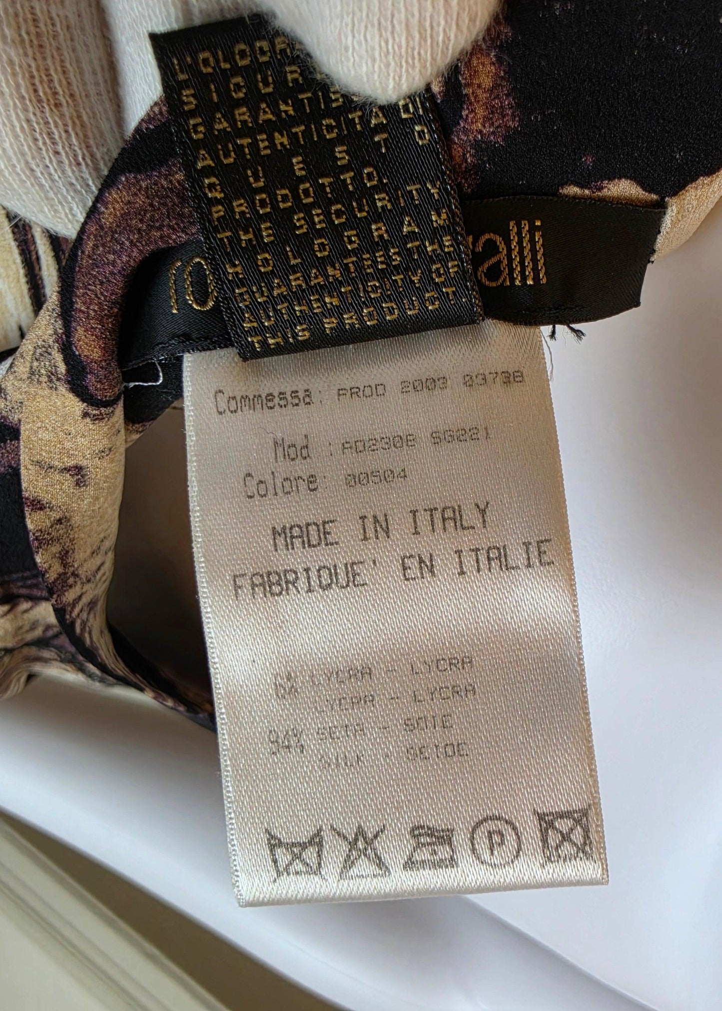 Roberto Cavalli Gonna Longuette Vintage 2003 Stampa Animalier - Pally Vintage Closet