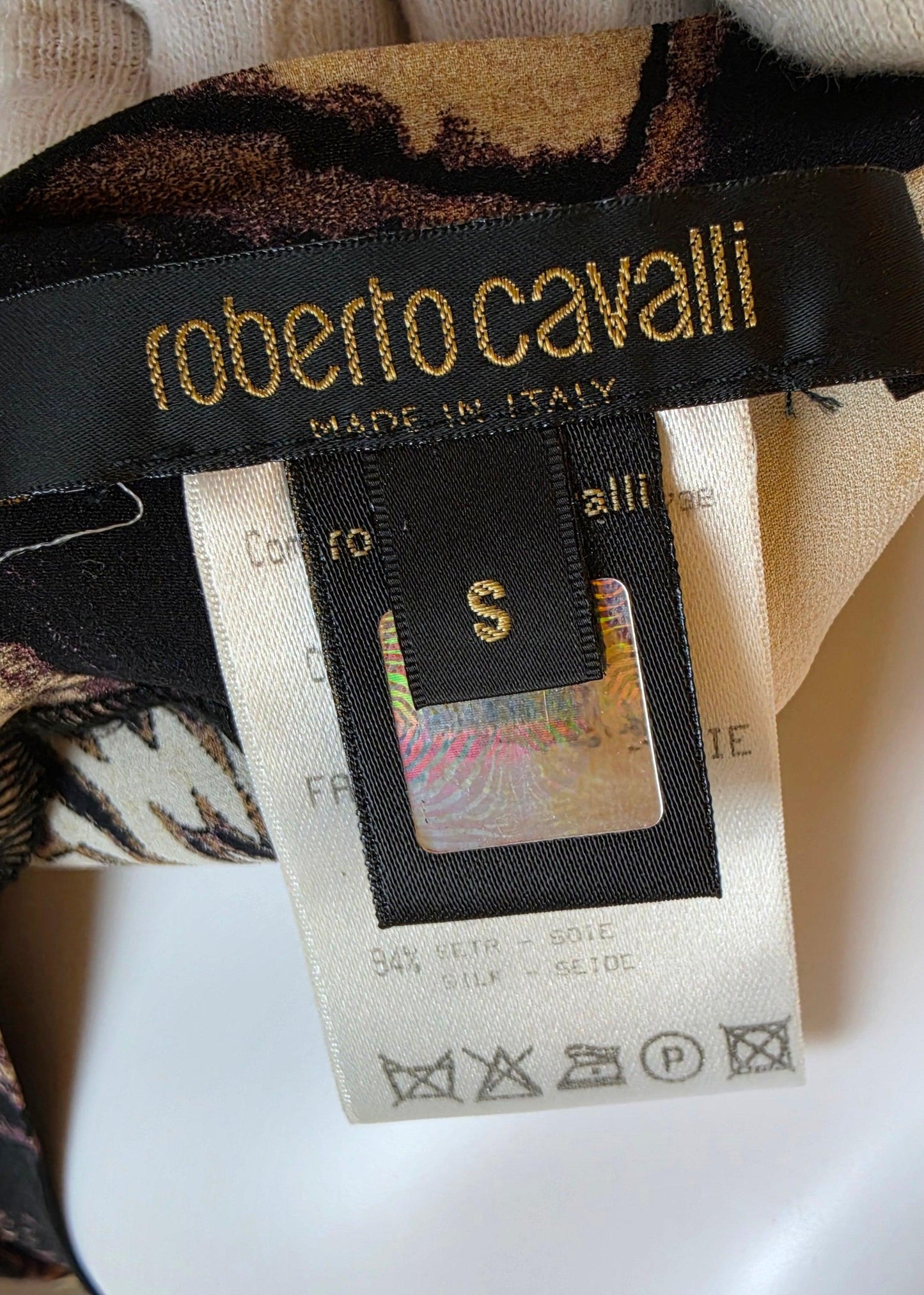 Roberto Cavalli Gonna Longuette Vintage 2003 Stampa Animalier - Pally Vintage Closet