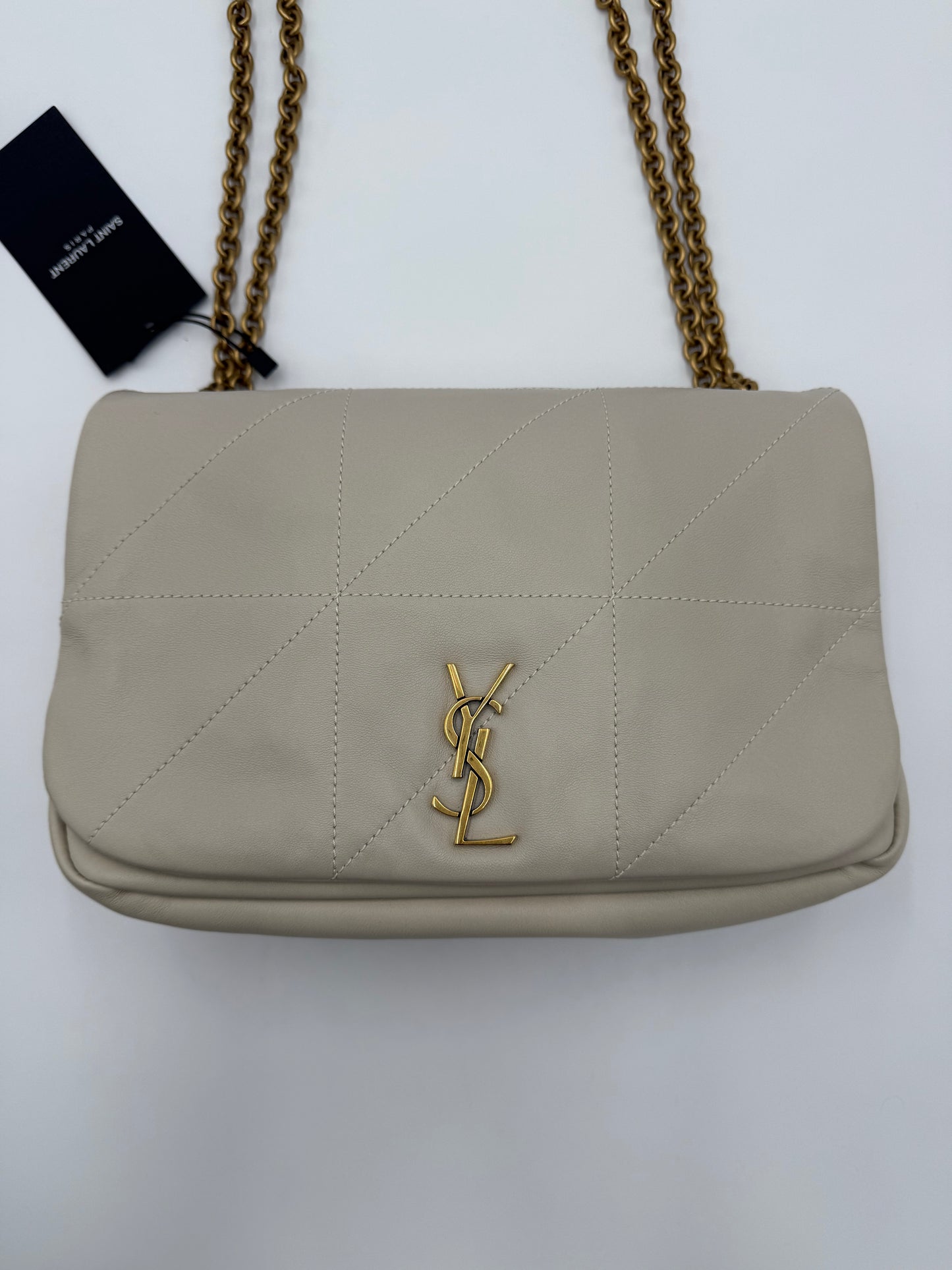 Saint Laurent Borsa Jamie 4.3 Matelassé Media Crema - Pally Vintage Closet