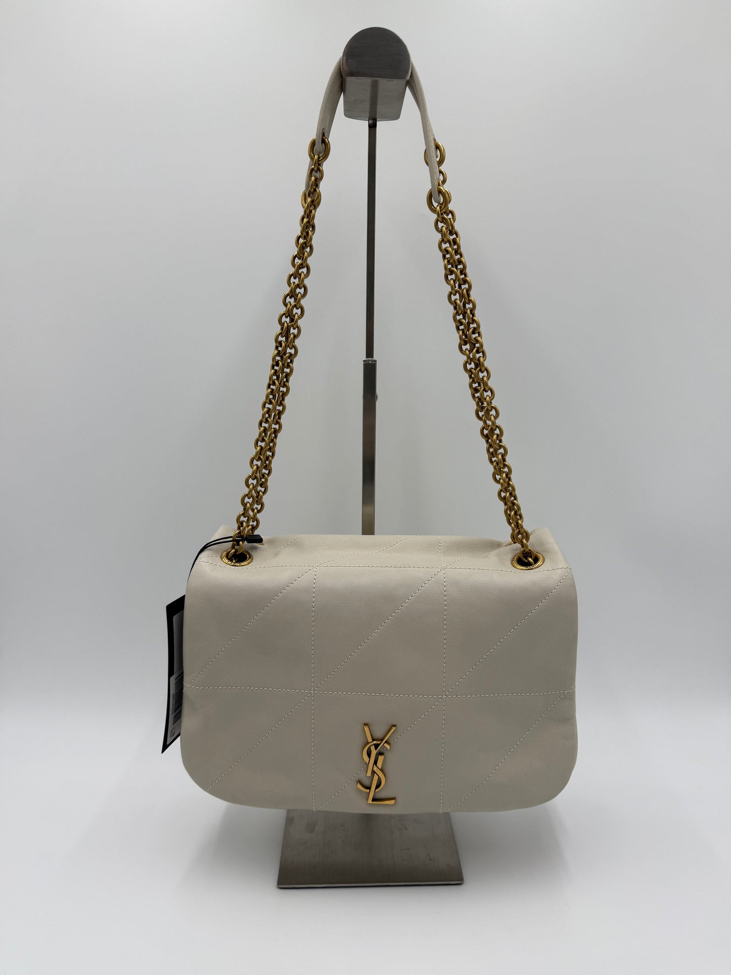 Saint Laurent Borsa Jamie 4.3 Matelassé Media Crema - Pally Vintage Closet