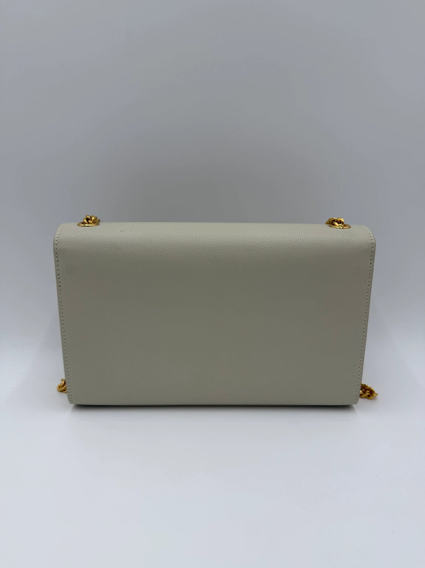 Saint-Laurent-Borsa-Kate-Medium-con-Nappa-Pelle-Grain-de-Poudre-Avorio-70265908461892 - Pally Vintage Closet